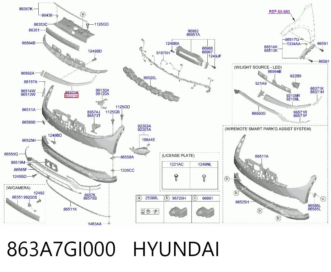 863A7GI000 Hyundai/Kia