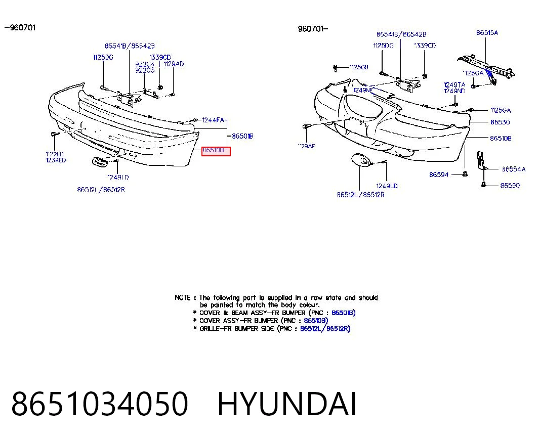 8651034050 Hyundai/Kia