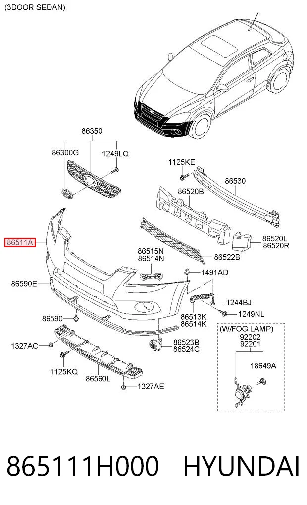 Parachoques delantero KIA Ceed  desde 89,80 €