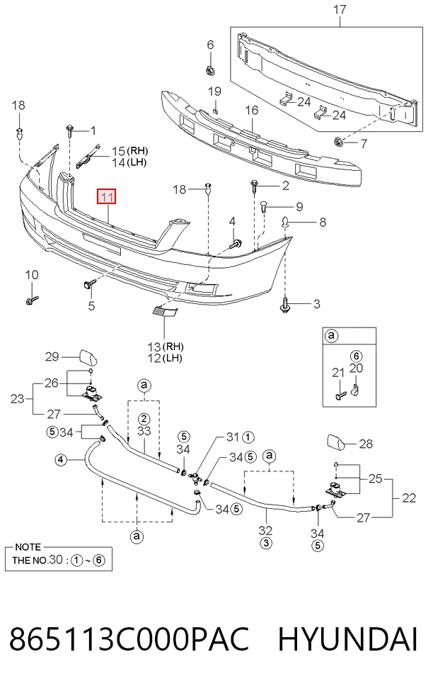 865113C000PAC Hyundai/Kia