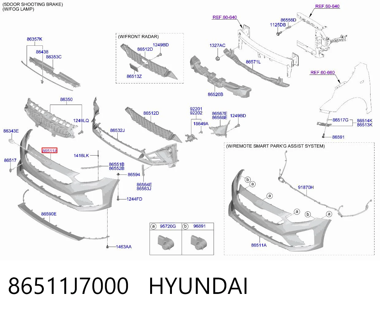 86511J7000 Hyundai/Kia