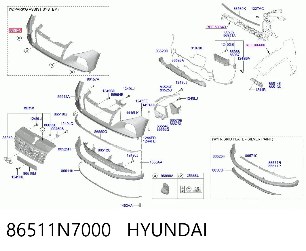86511N7000 Hyundai/Kia