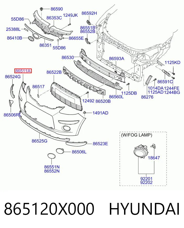 865120X000 Hyundai/Kia