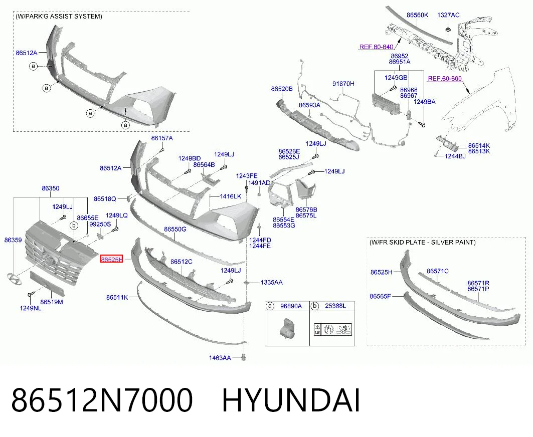 86512N7000 Hyundai/Kia