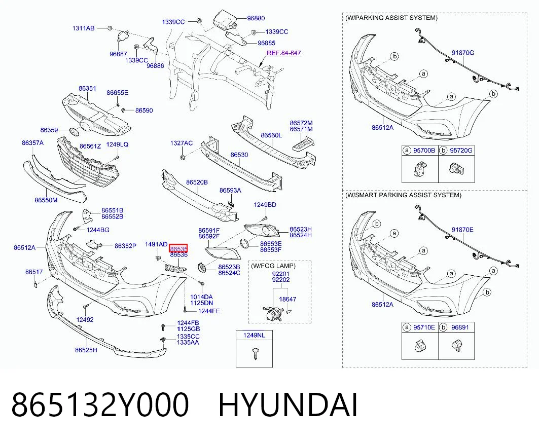 865132Y000 Hyundai/Kia