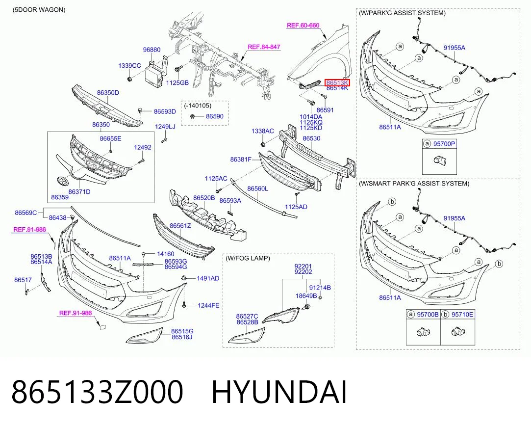 865133Z000 Hyundai/Kia