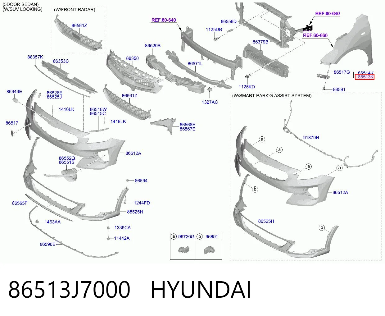 86513J7000 Hyundai/Kia