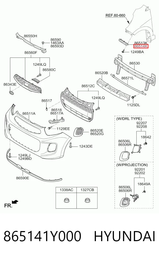 865141Y000 Hyundai/Kia