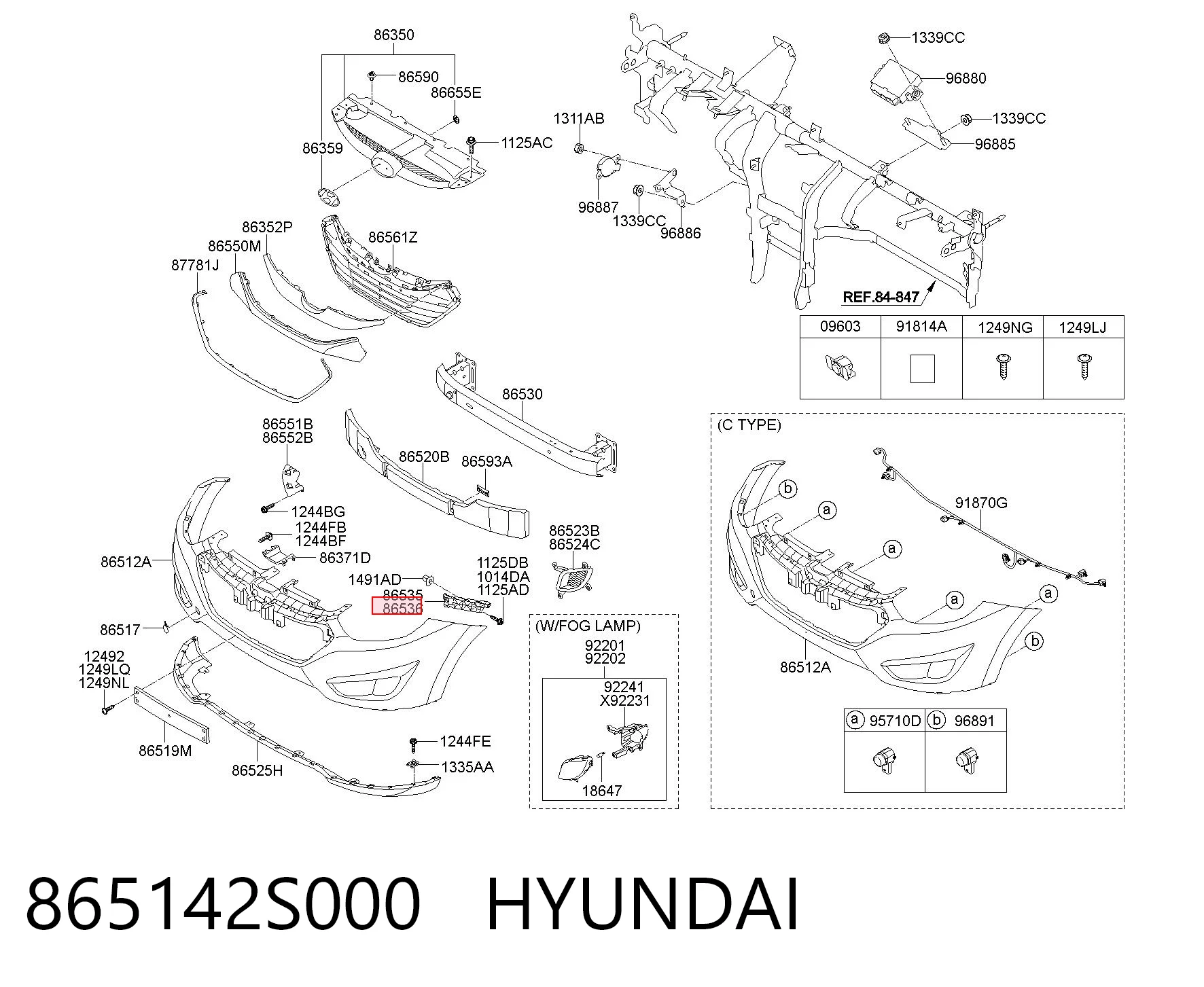 865142S000 Hyundai/Kia