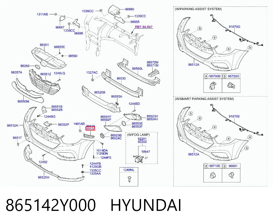 865142Y000 Hyundai/Kia