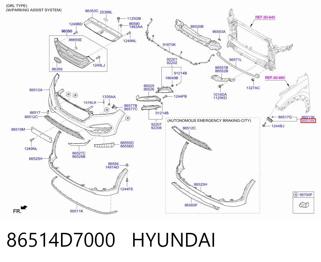 86514D7000 Hyundai/Kia