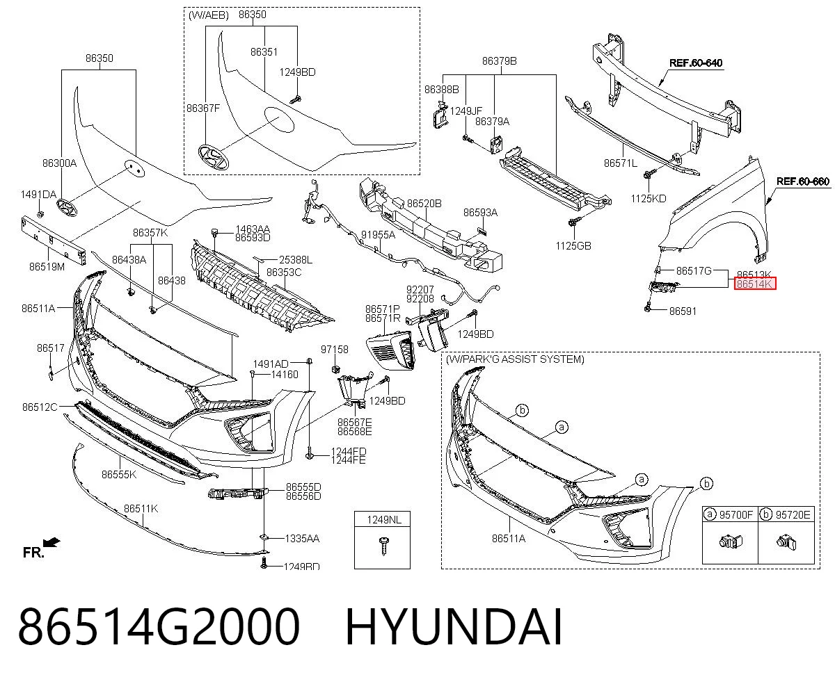 86514G2000 Hyundai/Kia