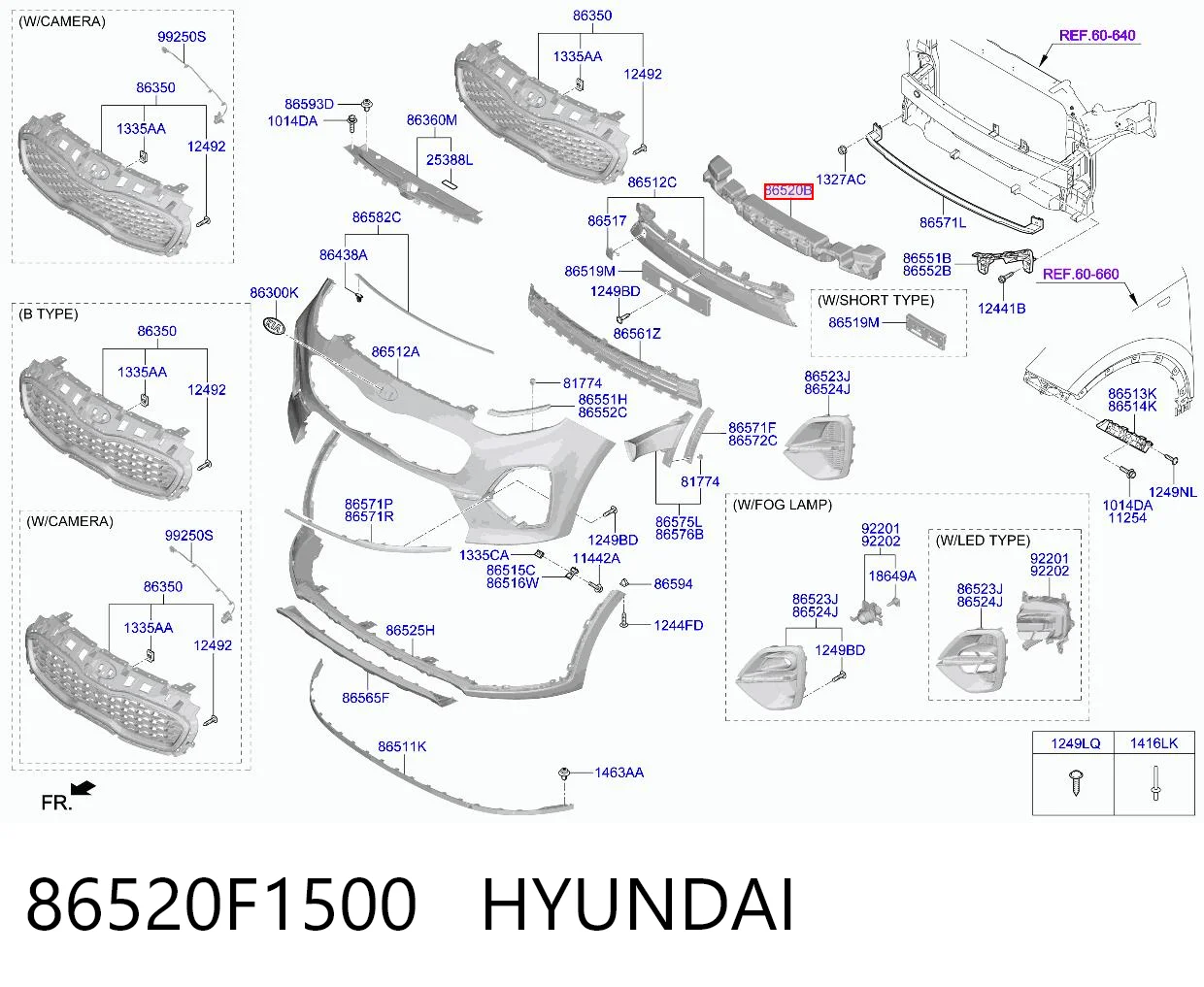 86520F1500 Hyundai/Kia