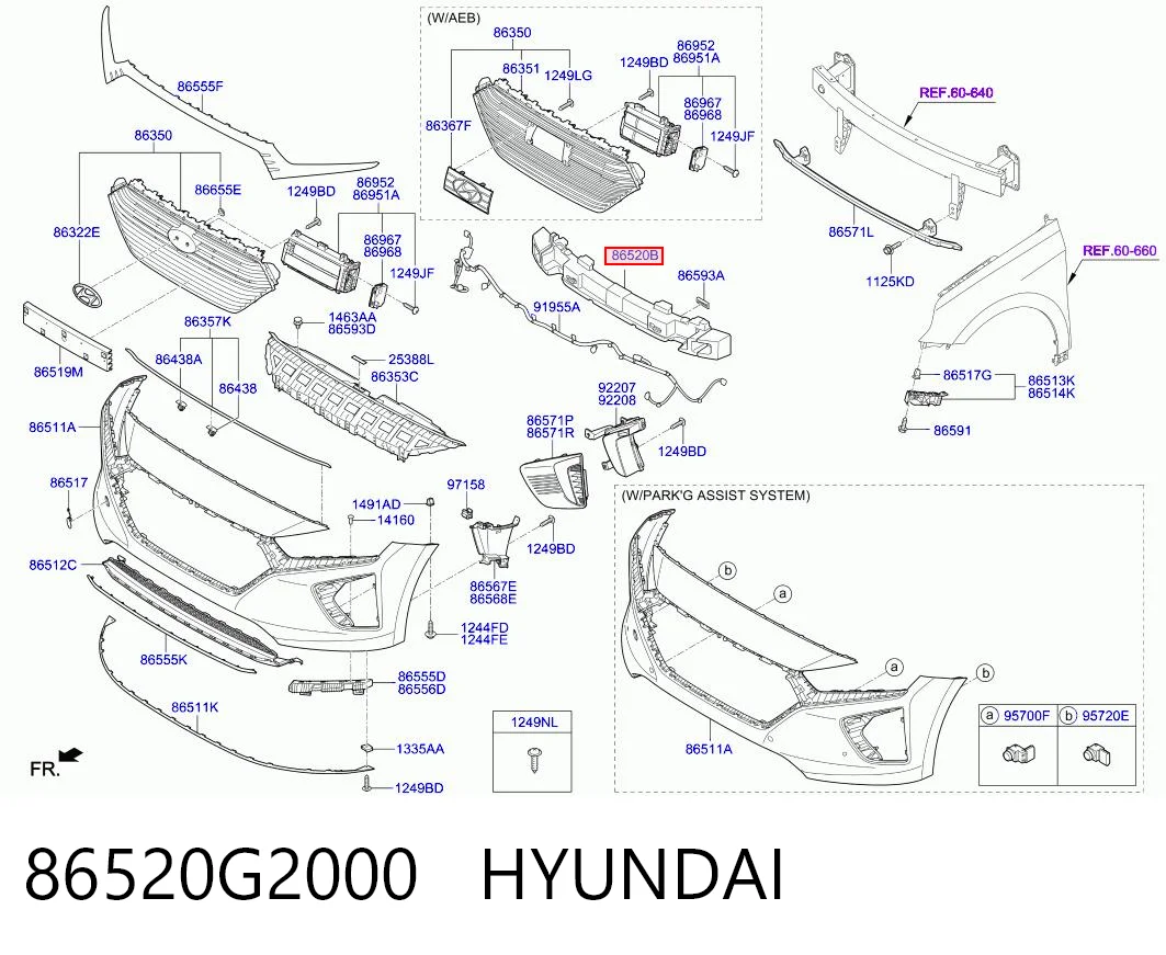 86520G2000 Hyundai/Kia