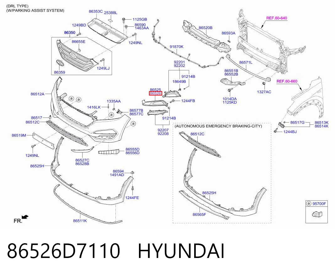 86526D7110 Hyundai/Kia