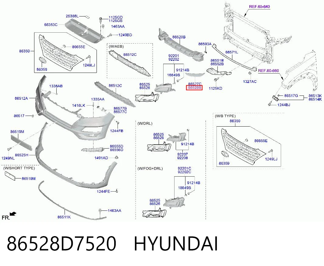 86528D7520 Hyundai/Kia