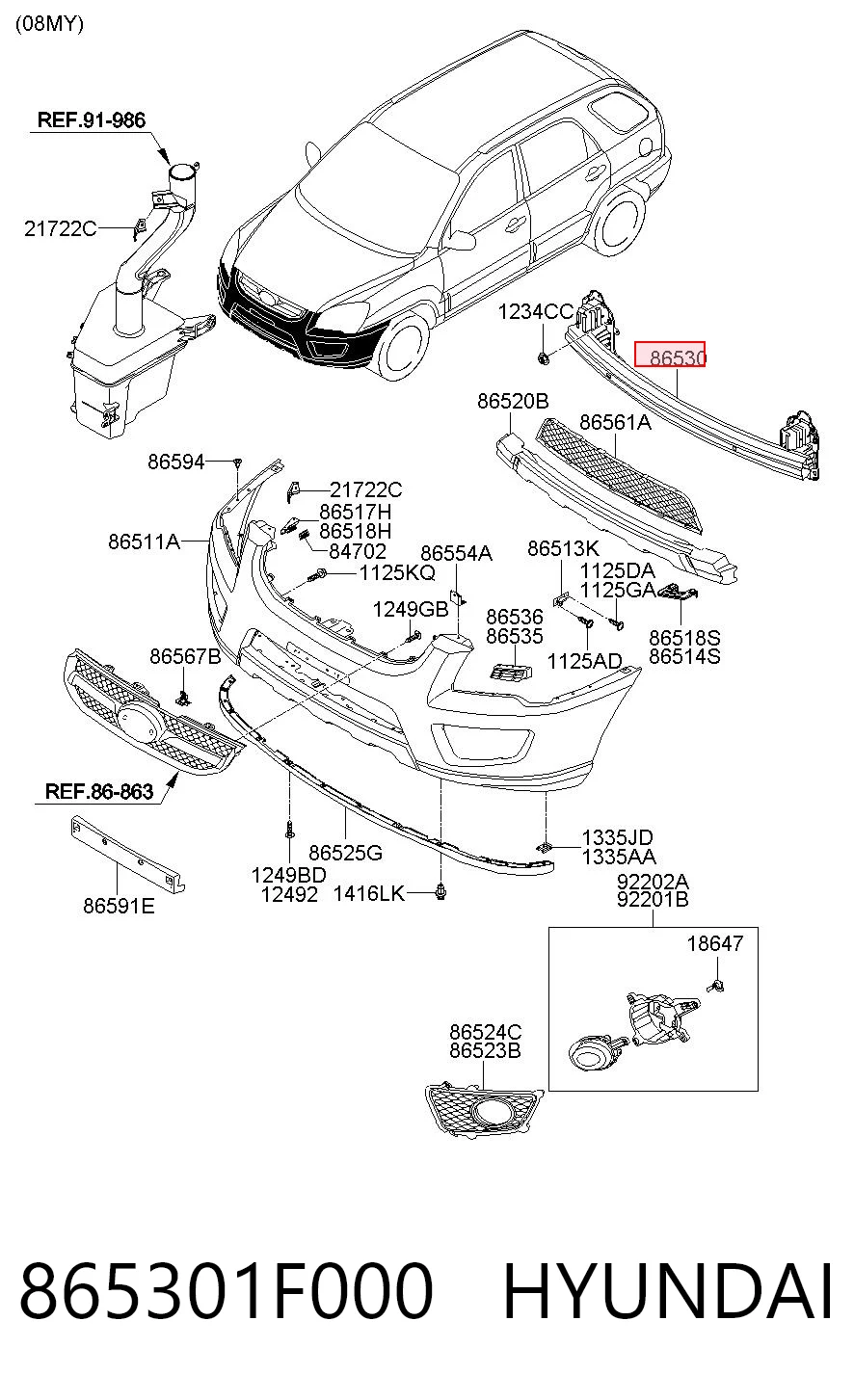 865301F000 Hyundai/Kia