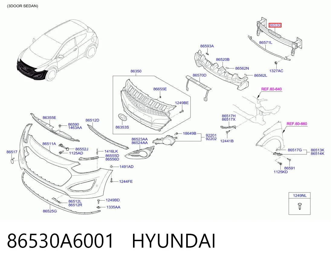 86530A6001 Hyundai/Kia