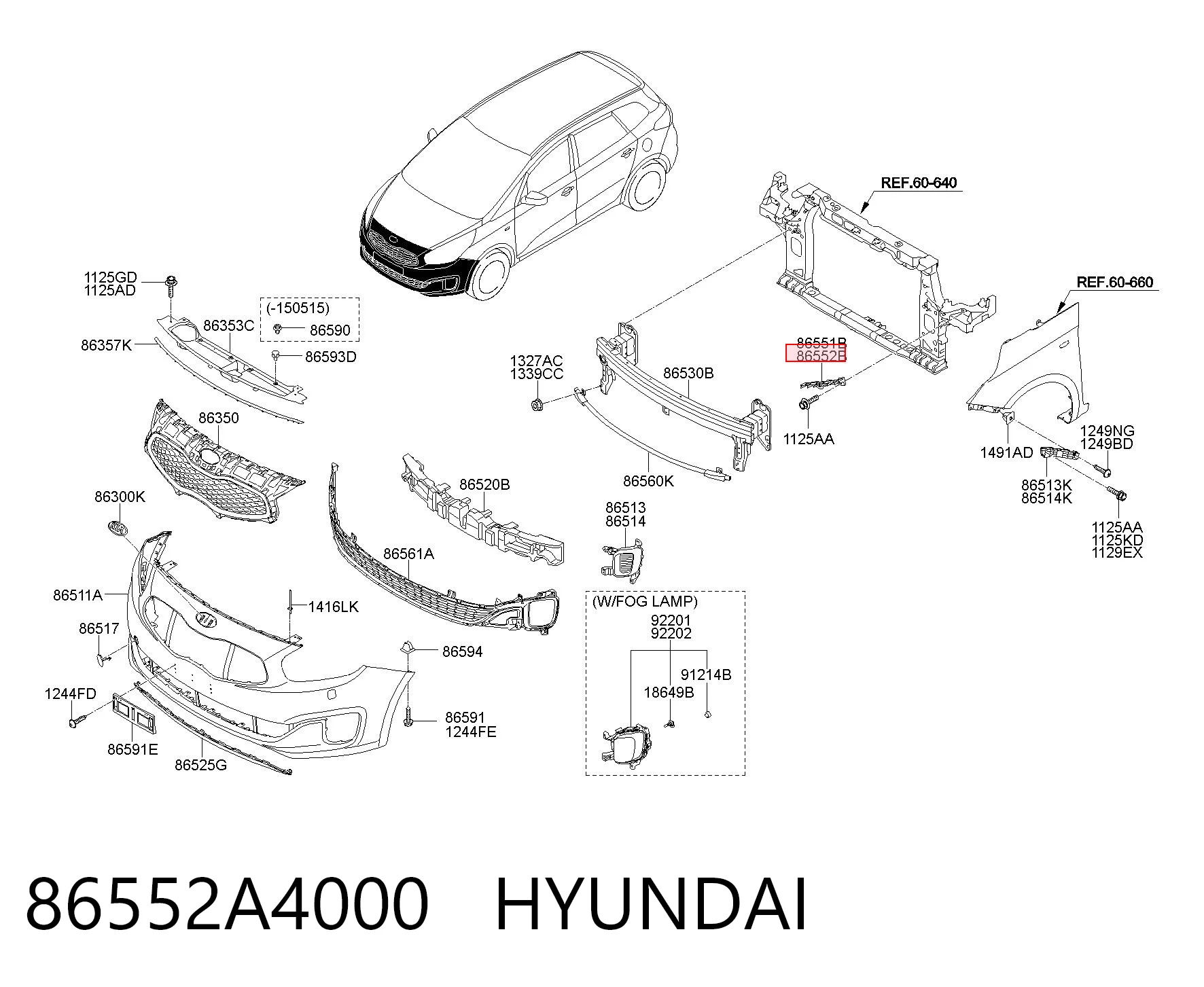 86552A4000 Hyundai/Kia