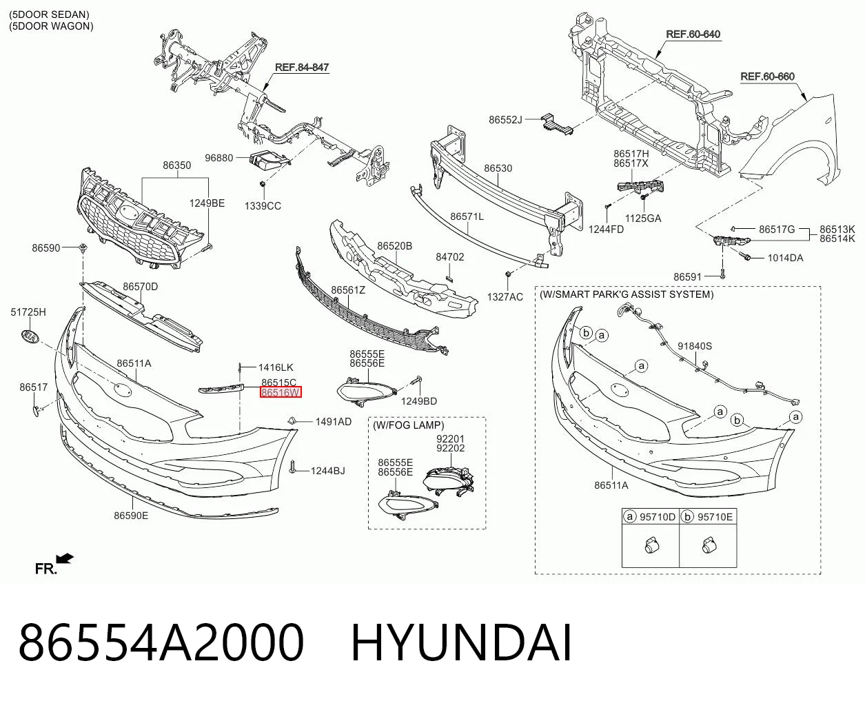86554A2000 Hyundai/Kia