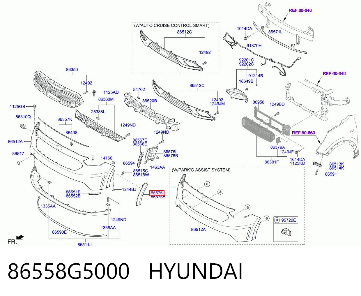 86558G5000 Hyundai/Kia