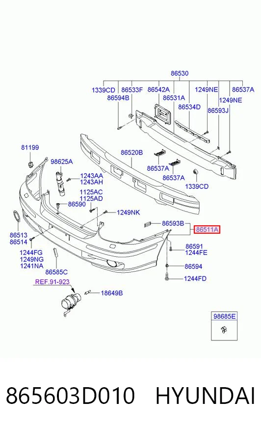 Comprar Parachoques delantero Hyundai Sonata EU4 a bajo precio