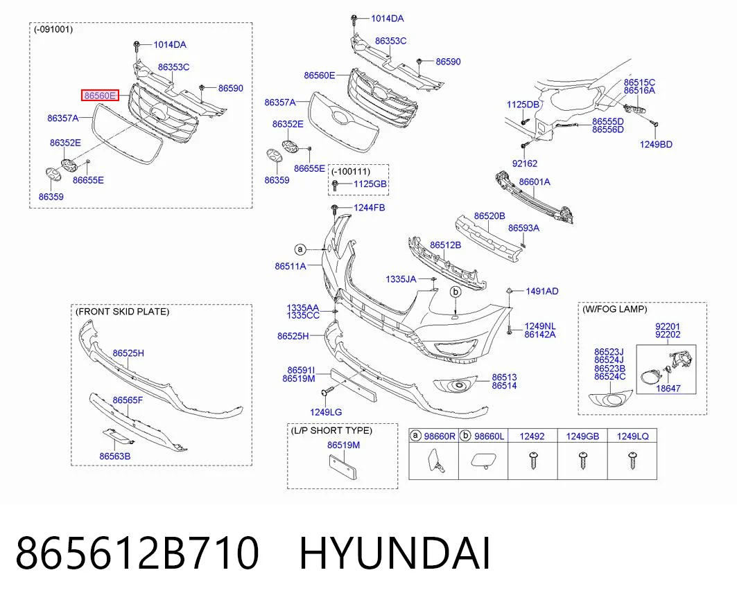 865612B710 Hyundai/Kia