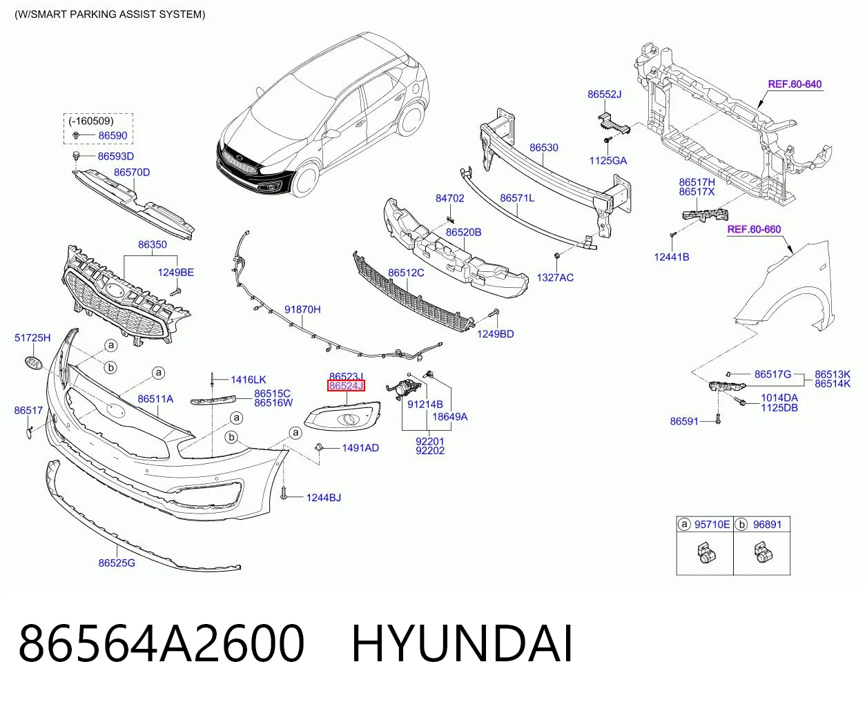 86564A2600 Hyundai/Kia