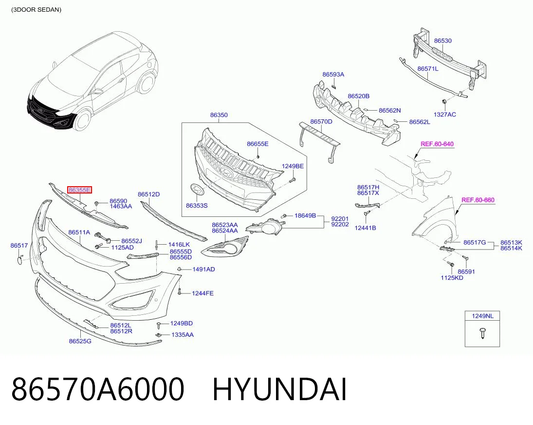 86570A6000 Hyundai/Kia