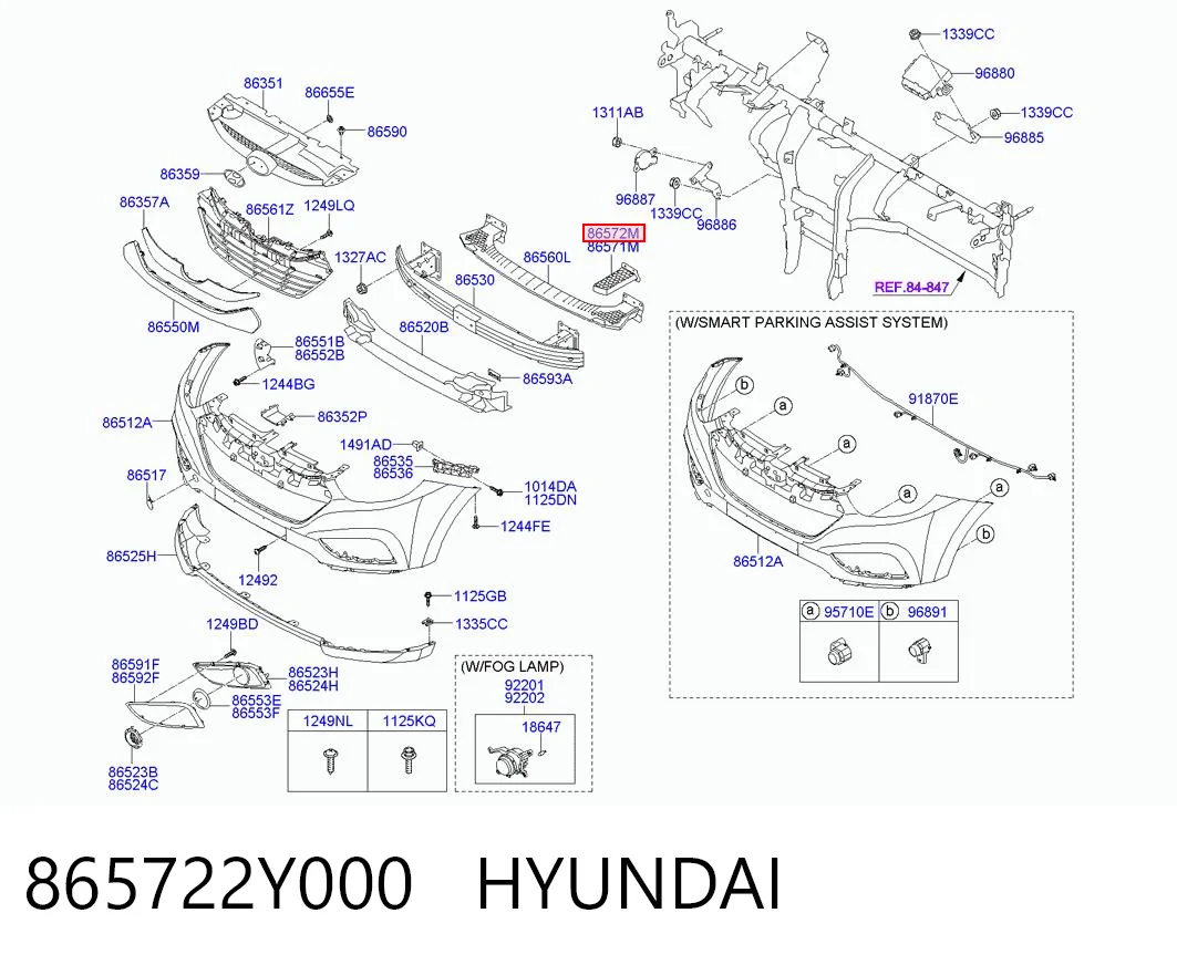 865722Y000 Hyundai/Kia