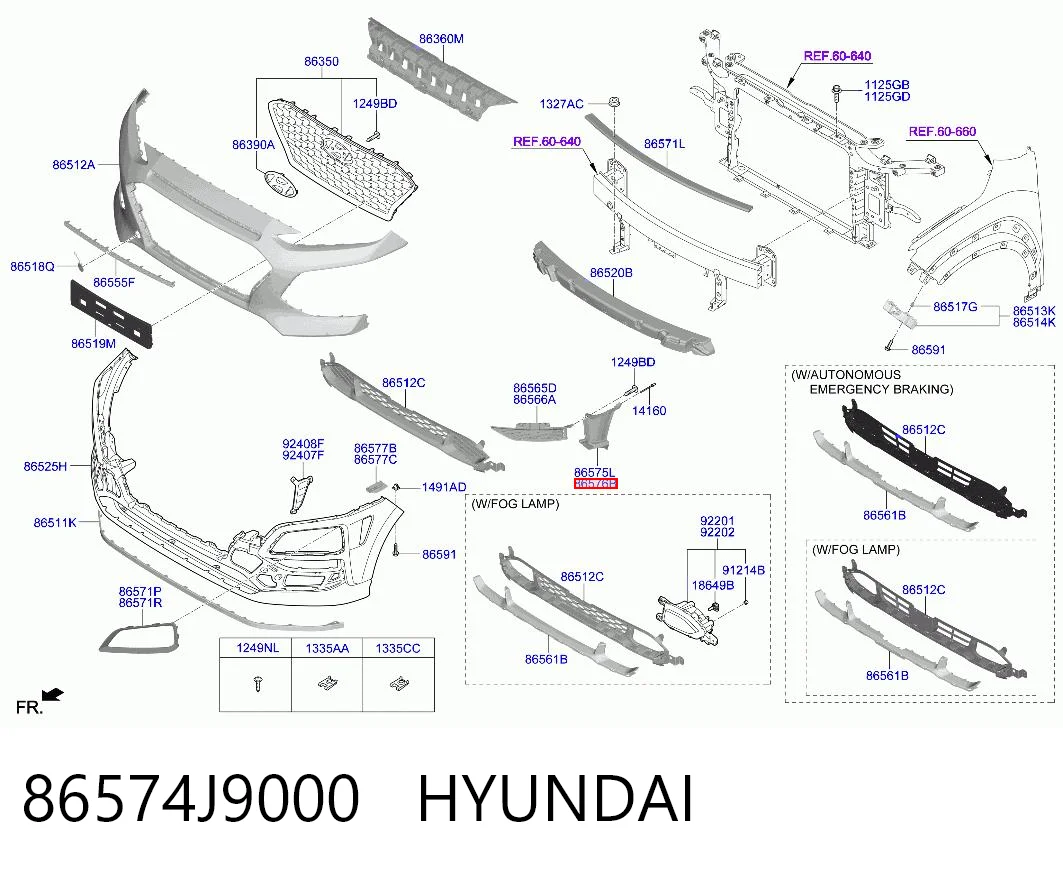 86574J9000 Hyundai/Kia