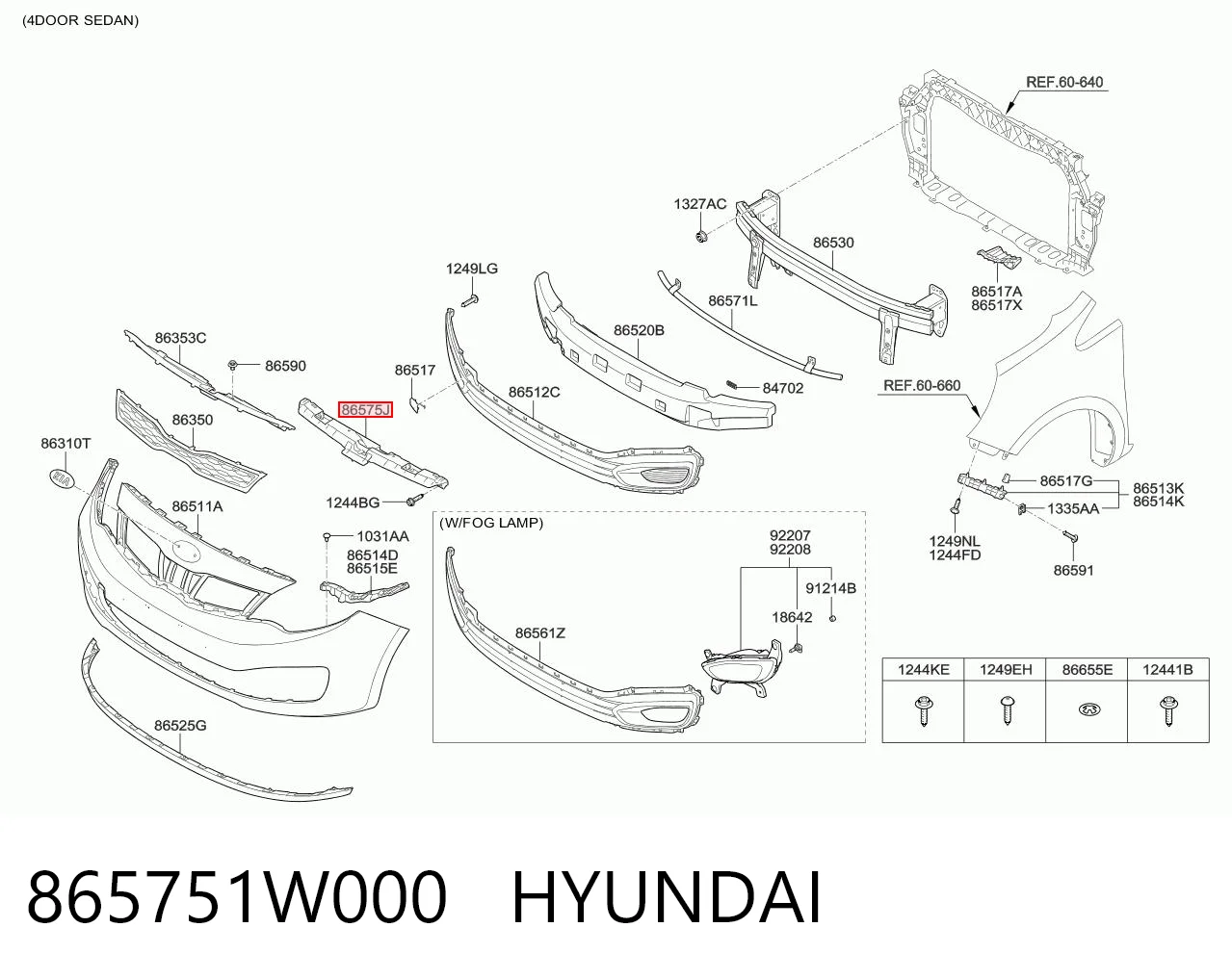 865751W000 Hyundai/Kia