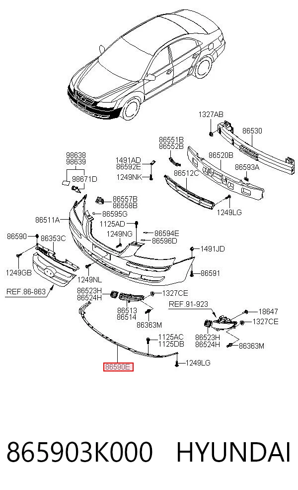 865903K000 Hyundai/Kia