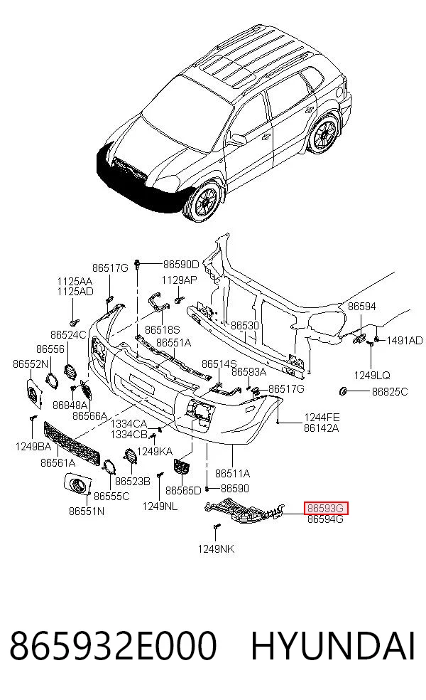 865932E000 Hyundai/Kia