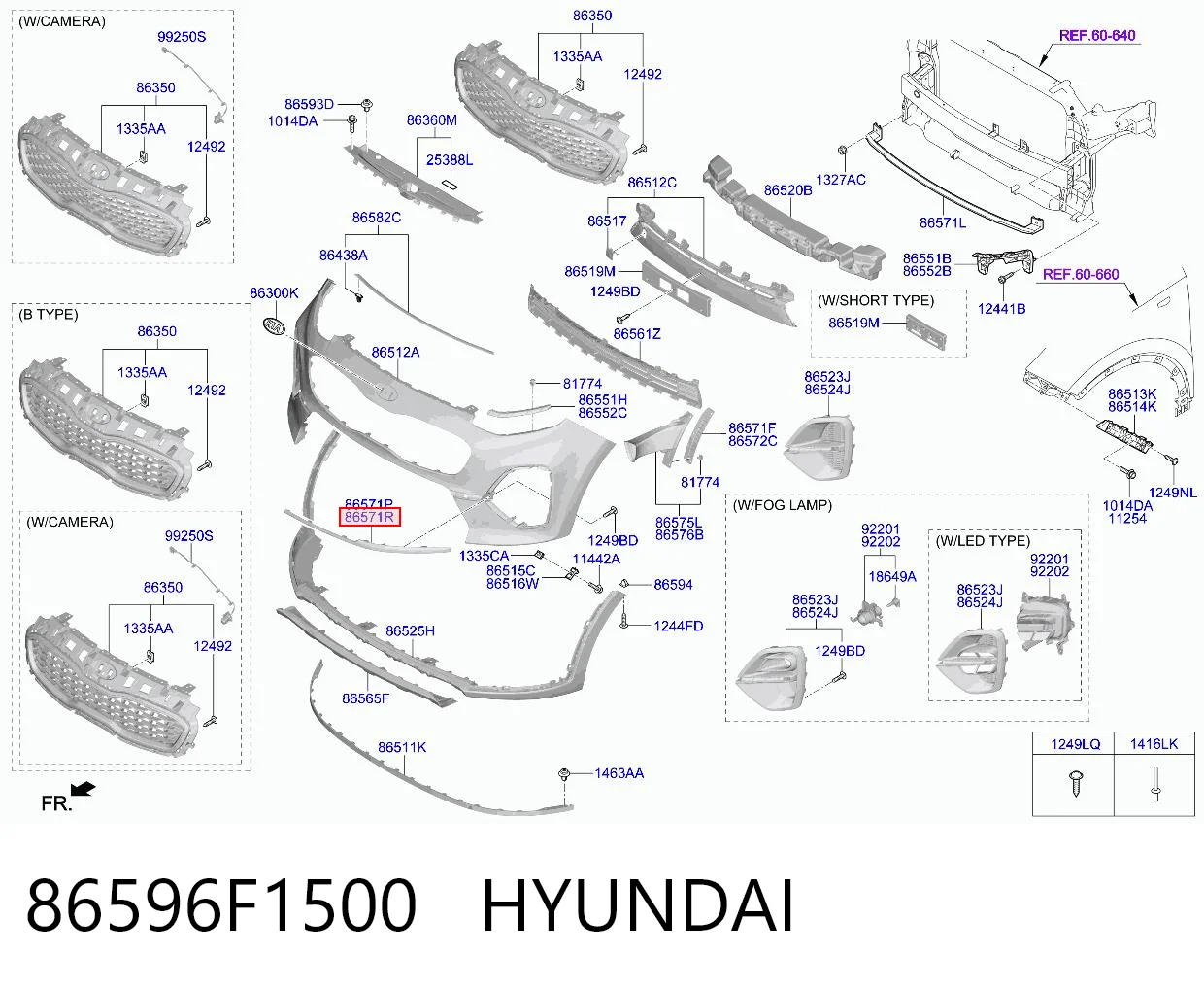 86596F1500 Hyundai/Kia