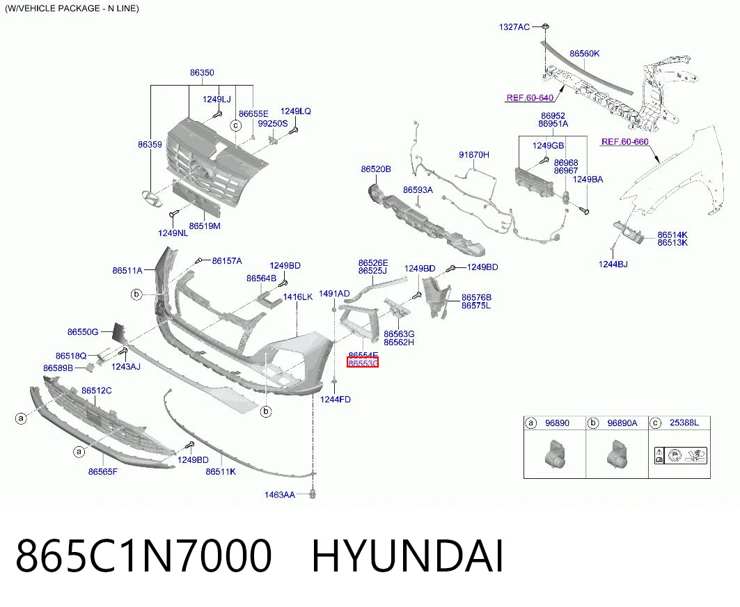 865C1N7000 Hyundai/Kia