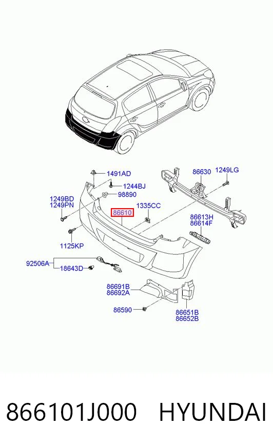 866101J000 Hyundai/Kia