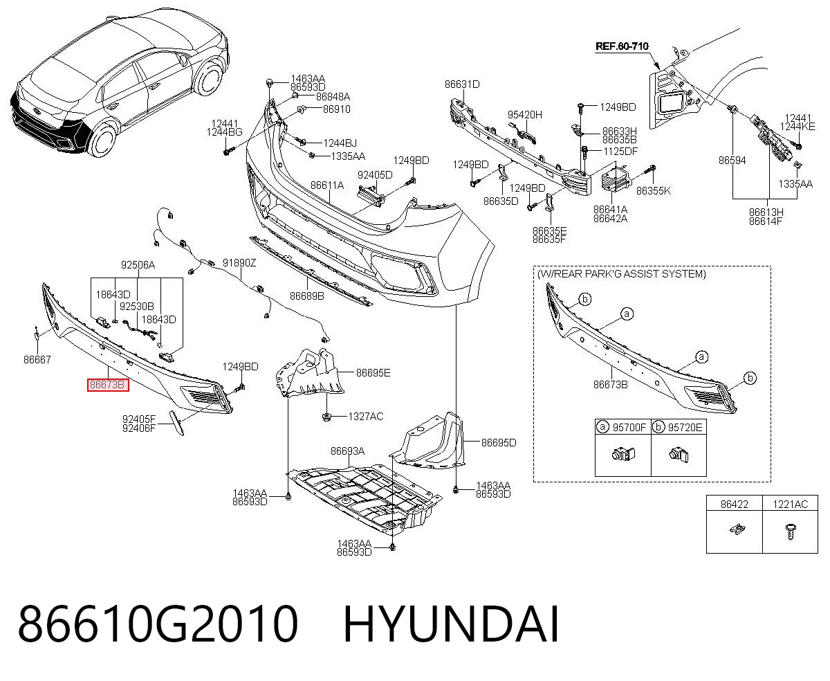 86610G2010 Hyundai/Kia
