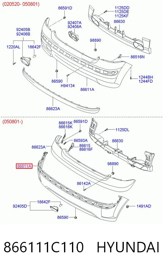 866111C110 Hyundai/Kia