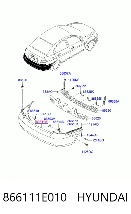 866111E010 Hyundai/Kia