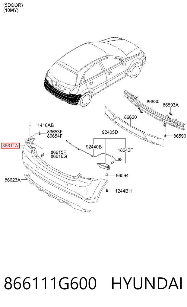 866111G600 Hyundai/Kia