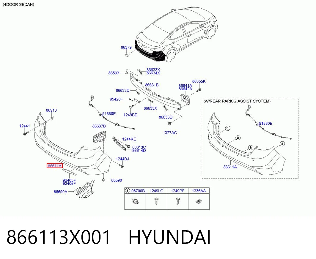 866113X001 Hyundai/Kia