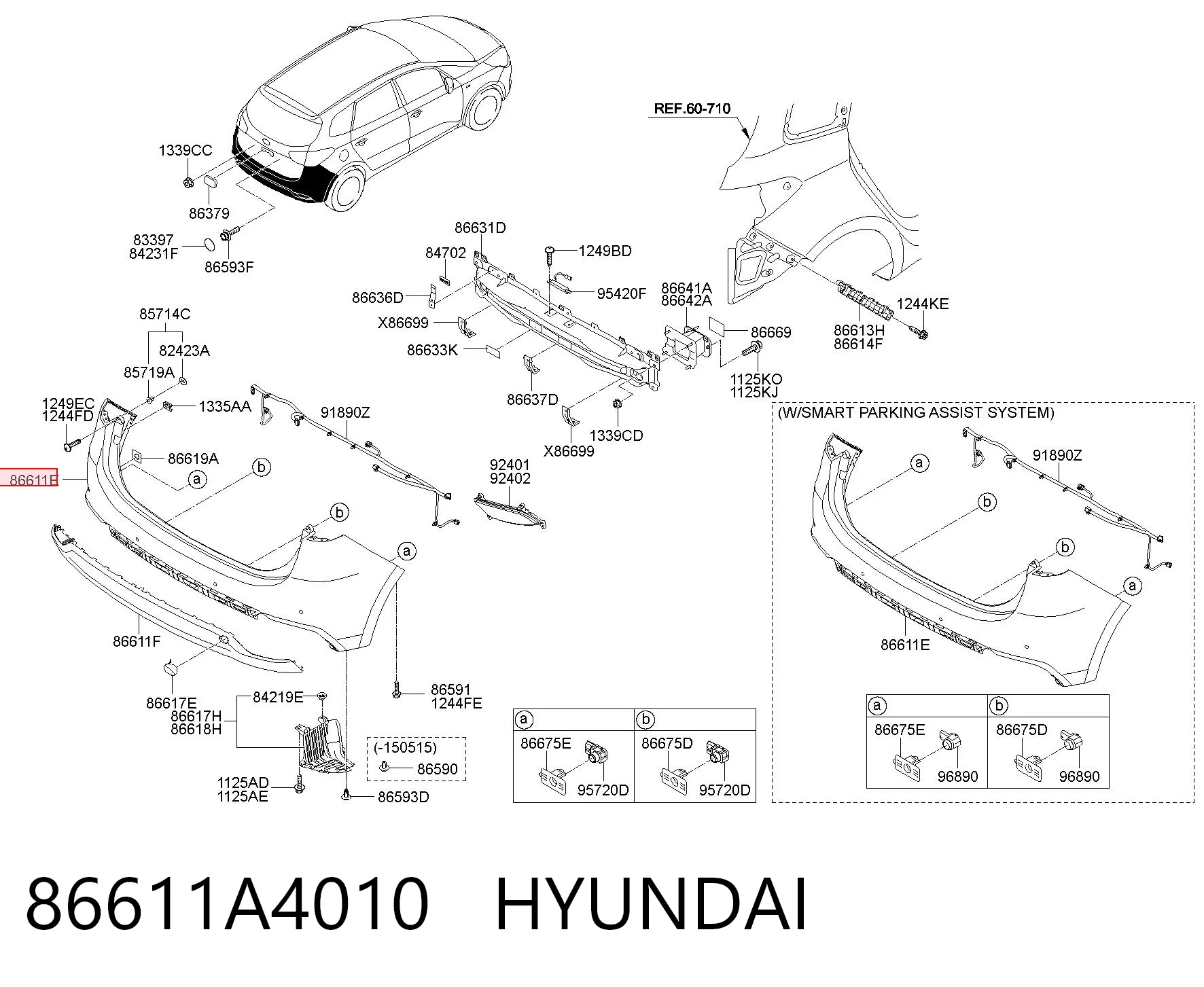 86611A4010 Hyundai/Kia