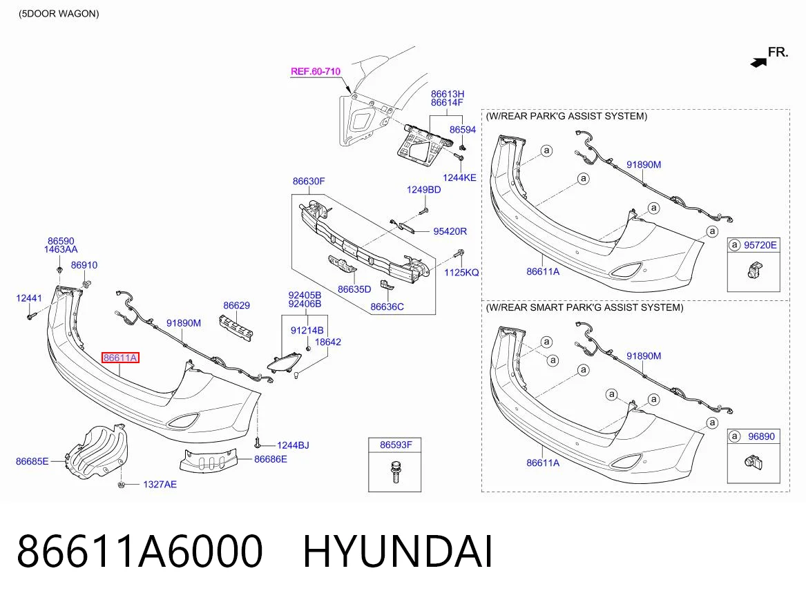 86611A6000 Hyundai/Kia