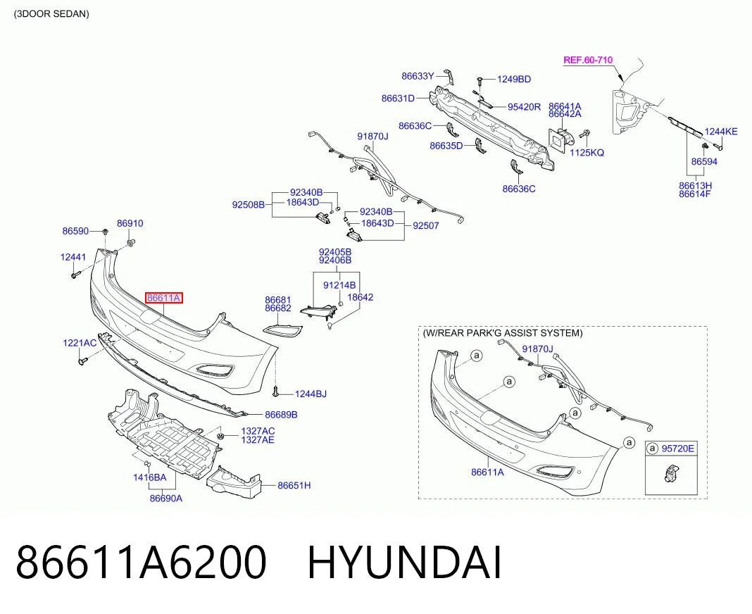 86611A6200 Hyundai/Kia