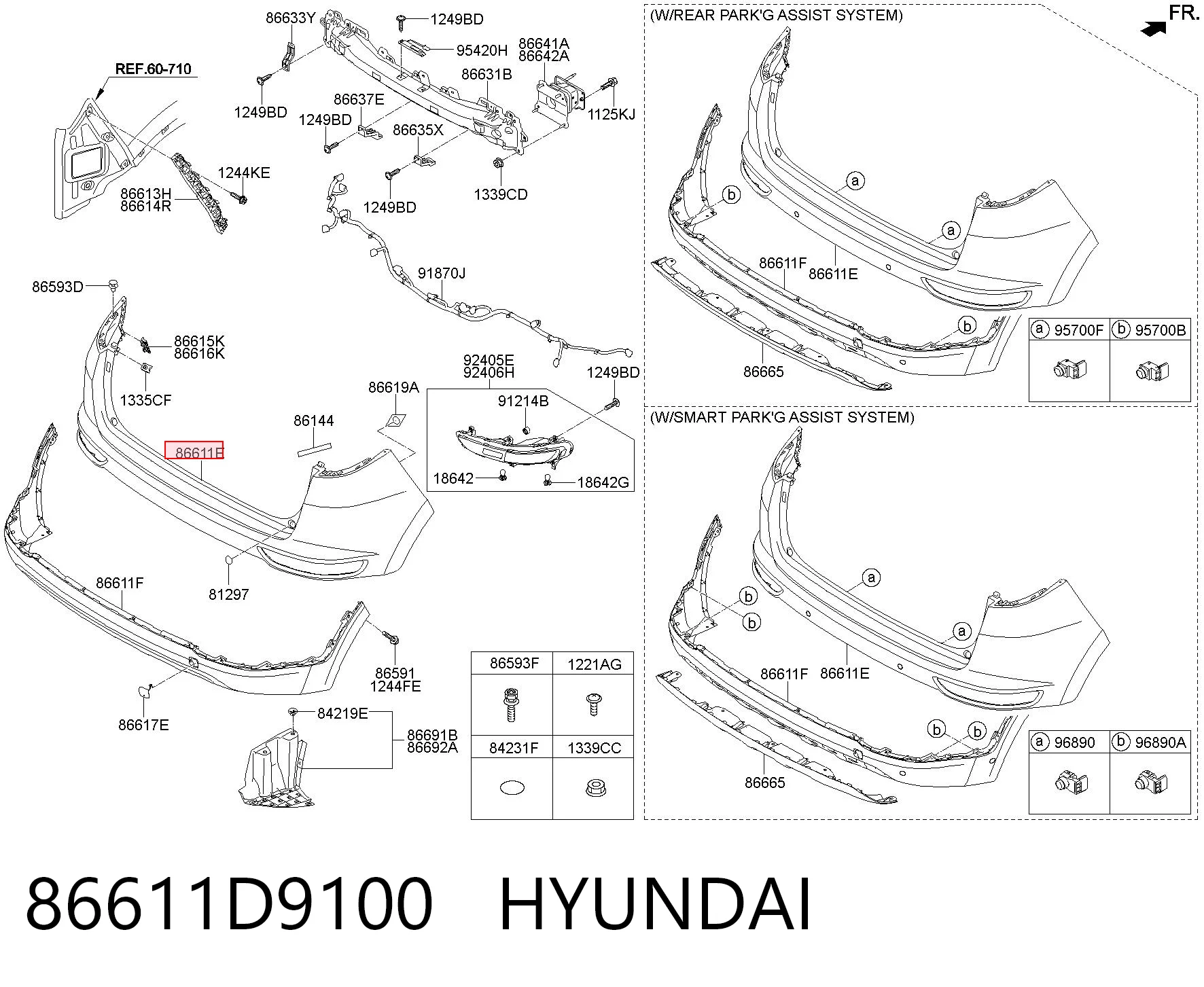 86611D9100 Hyundai/Kia
