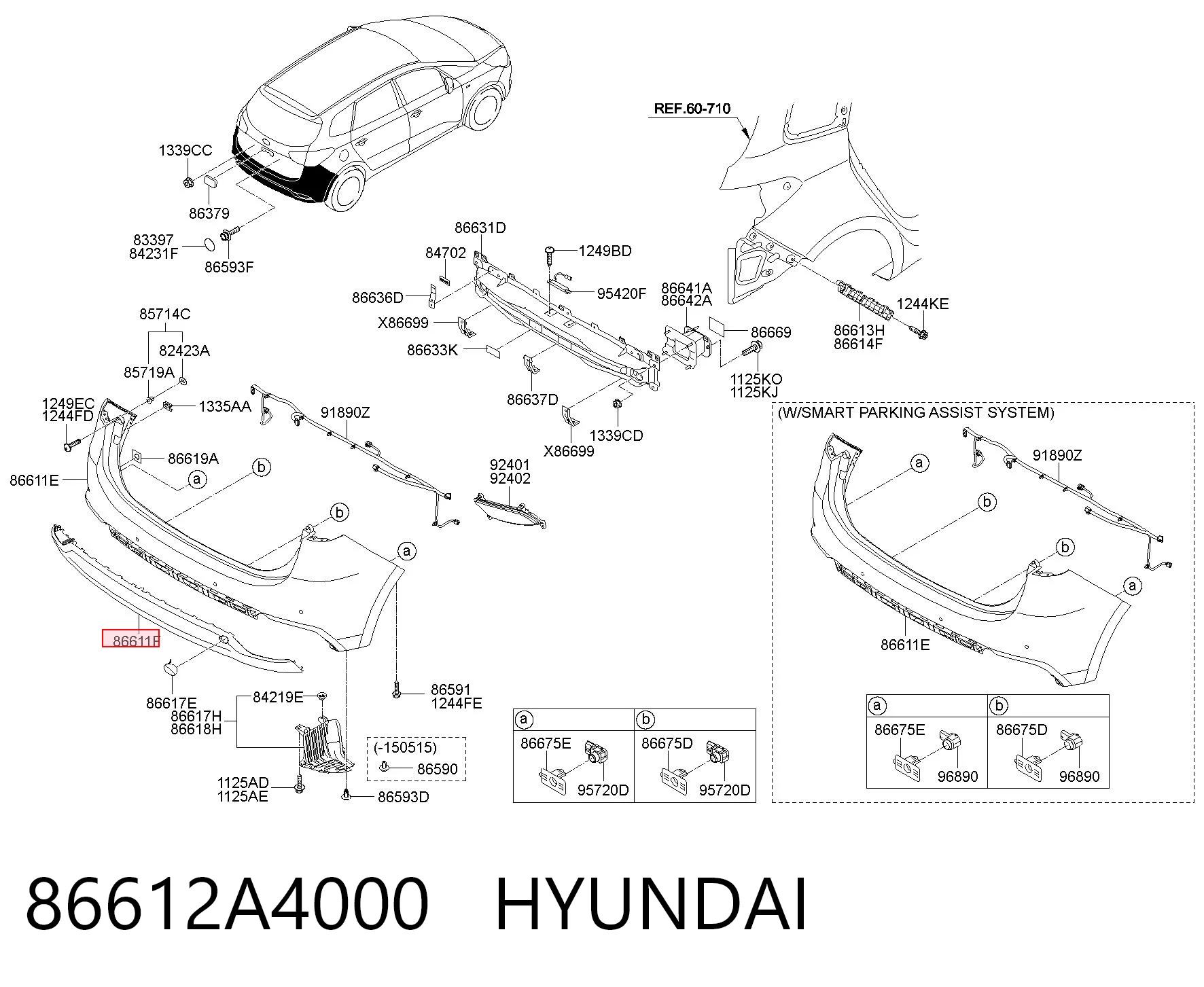 86612A4000 Hyundai/Kia