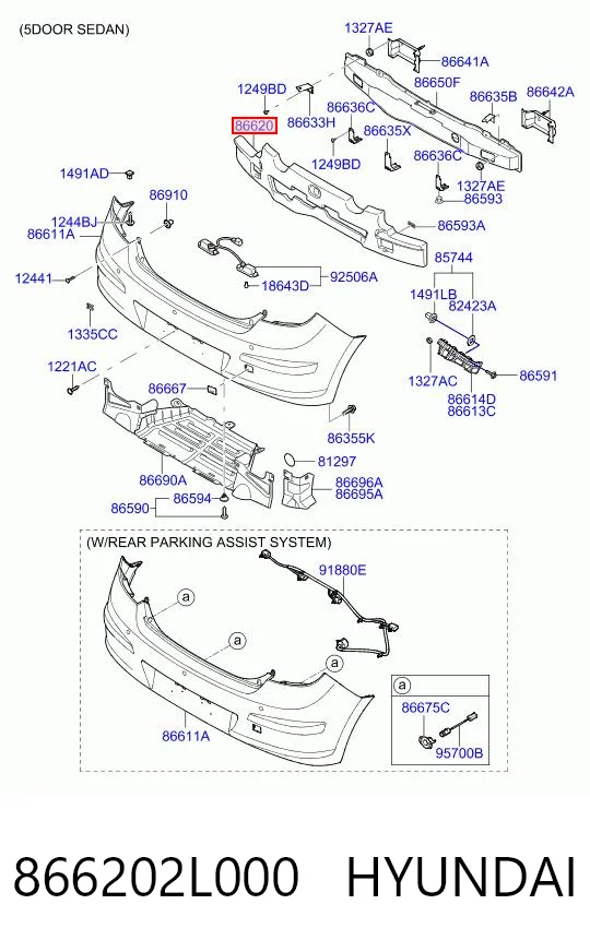 866202L000 Hyundai/Kia