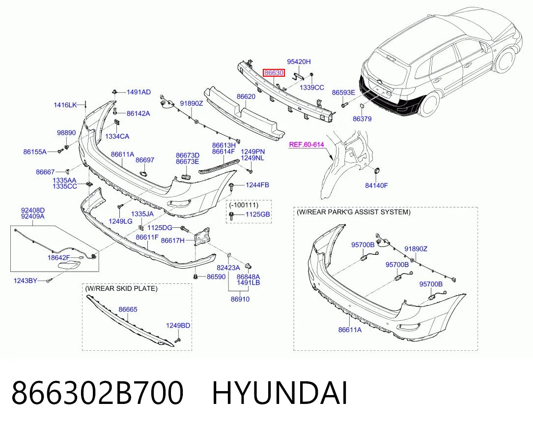 866302B700 Hyundai/Kia