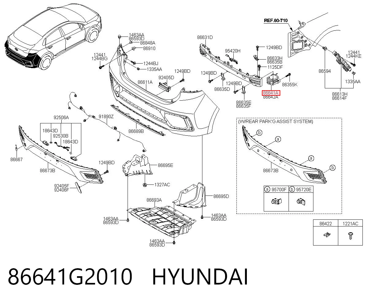 86641G2010 Hyundai/Kia